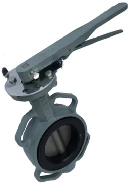 Затвор дисковый поворотный ABRA Ду300 Ру16 BUV-VF863D, межфланцевый, корпус - чугун, диск - нержавеющая сталь, рукоятка, NBR в Ульяновске