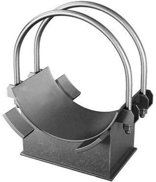 Опоры неподвижные двуххомутовые ОСТ 108.275.28-80 трубопроводов для АЭС в Ульяновске