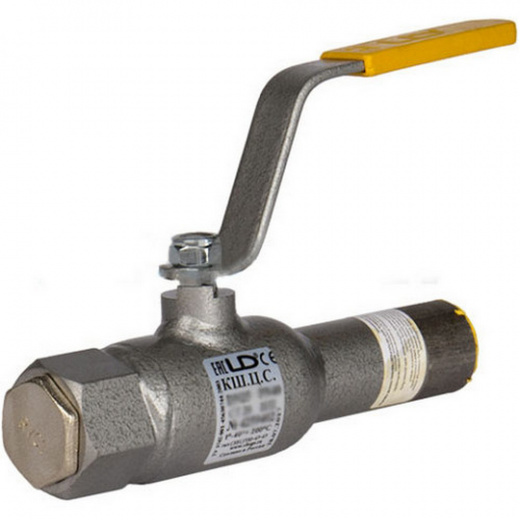 Кран шаровый LD КШЦС Gas 032.040.П/П.02. стальной ст.20 Ду32 Ру4,0МПа в Ульяновске